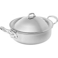 Mauviel 5279.25 MElite Rondeau with Dome Lid, 9.4, Stainless