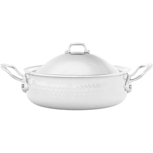  Mauviel 5279.25 MElite Rondeau with Dome Lid, 9.4, Stainless