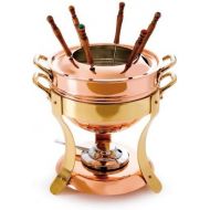 Mauviel Made In France MTradition 2719.01 Tinned Copper Fondue Pot