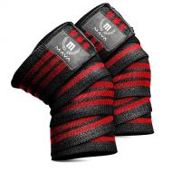 Mava Sports Knee Wraps (Pair) for Cross Training WODs,Gym Workout,Weightlifting,Fitness & Powerlifting - Knee Straps for Squats - for Men & Women- 72-Compression & Elastic Support