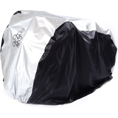  [아마존베스트]Maveek for 2 Bike Cycle Bicycle Rain Waterproof Cover All Weather Dust Resistant UV Protection