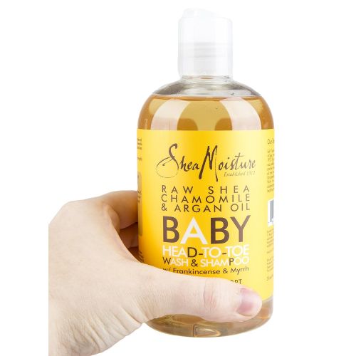  Maven Gifts: Shea Moisture Raw Shea, Chamomile, Argan Oil Baby 3-Pack  13 oz. Head-to-Toe Wash & Shampoo, 6 oz. Baby Eczema Therapy Raw Shea Butter, and 6 oz. Baby Eczema Therapy