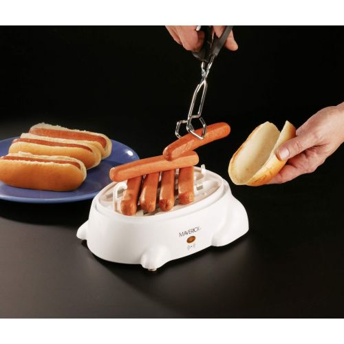  [아마존베스트]Maverick HC-01 Hero Electric Hot-Dog Steamer, White