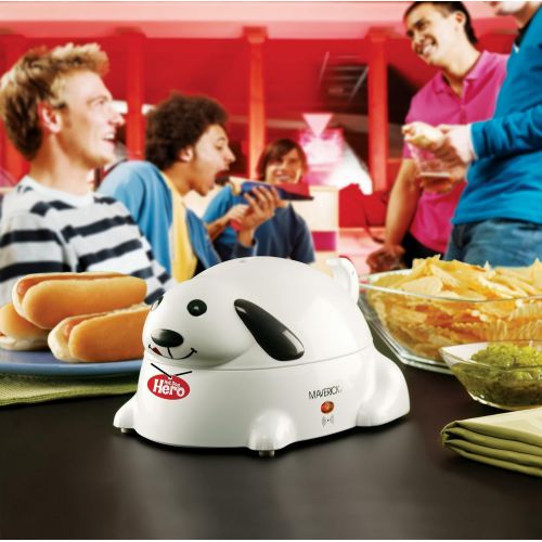  [아마존베스트]Maverick HC-01 Hero Electric Hot-Dog Steamer, White