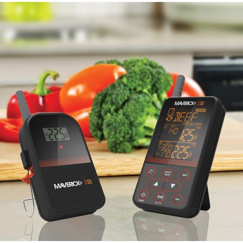  Maverick XR40 Wireless Remote Digital Cooking Food Meat Thermometer with Dual Probe for Smoker Grill BBQ Thermometer, Extended Range 500 FT Range