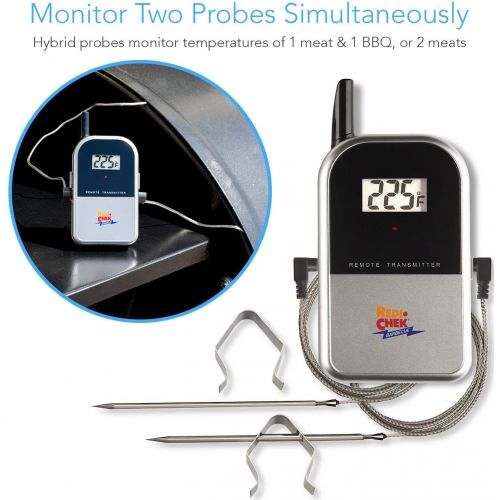  Maverick ET-733 Wireless BBQ Meat Thermometer - Includes Original Bear Paws Meat Shredder - Master the BBQ and Smoker Without Being There