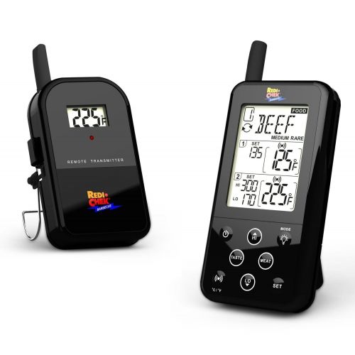  Maverick ET-733 Wireless Long Range BBQ Thermometer Black with Case