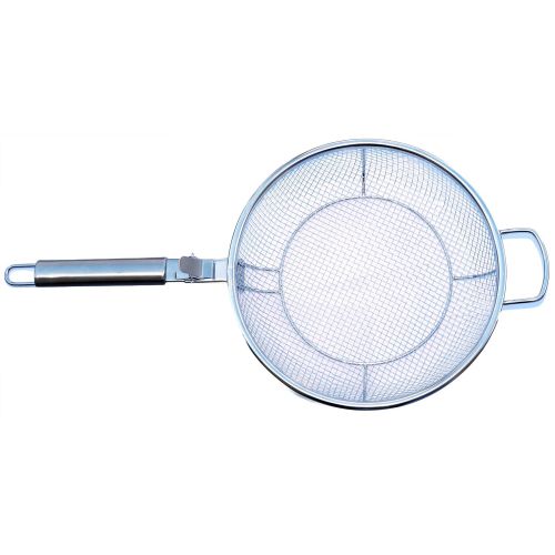  Maverick MFP-01CR Mesh BBQ Grill Fry Pan, 12-Inch