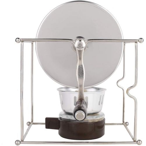  [아마존베스트]Mavis Laven Manual Coffee Beans Roasting Machine DIY Stainless Steel Rollers Baking Machine with Handle for Home Office Hotel 1Pc