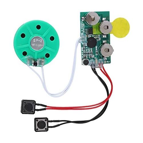  [아마존베스트]-Service-Informationen Mavis Laven Voice Greeting Card Module, Writeable Voice Module Sound Chip DIY Audio Greeting Card Chip for Gift Holidays, 240 Seconds Recording Time