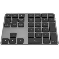 [아마존베스트]Mavis Laven Wireless Numeric Keypad BT Numeric Pad with 34 Keys Aluminum Alloy ABS Keyboard HUB Type C USB 3.0 Support for Windows OS Android