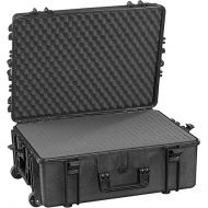 Max MAX620H340STR IP67 Rated Waterproof Durable Watertight Equipment Photography with Hard Carry Pull Handle Plastic Transit Case/Pick and Pluck Foam/Flight Case Tool Box