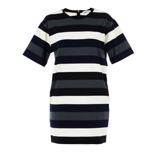 막스마라 Max Mara Tefrite striped jersey short dress