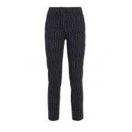 Max Mara Veber patterned jersey trousers