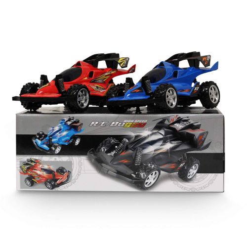  Max Racing Furious RC High Speed Buggy Vehicle 27 MHz Off Road Vehicle Toy 2.4GHz Radio Remote Control Car Electronic Monster Buggy R/C for Kids and Adults (Blue)