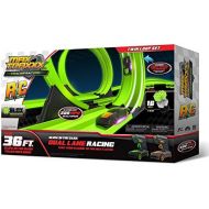 [아마존베스트]Max Traxxx R/C High Speed Remote Control Twin Loop Track Set with Two Cars for Dual Racing