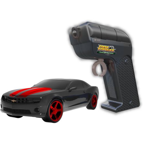  Max Traxxx RC Award Winning Tracer Racers High Speed Remote Control The Showdown Officially Licensed Ford Mustang vs Chevy Camaro Track Set