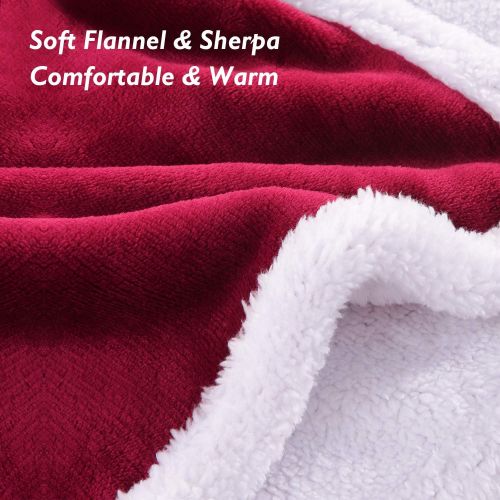  [아마존 핫딜] MaxKare Electric Blanket Heated Throw Fast Heating Blanket Flannel & Sherpa Reversible 50 x 60 with 3 Hours Auto Off & 4 Temperature Settings, ETL Certification, Bed Sofa Use & Machine Was