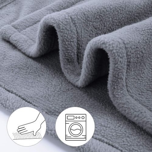  [아마존 핫딜] MaxKare Polar Fleece Electric Heated Blanket Twin Size 62 x 84 Full Body Warming Premium Microfiber Sofa Blankets with Auto-Off 4 Temperature Settings Overheating Protection 10h Ti