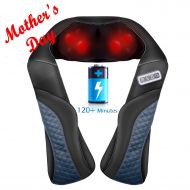 MaxKare Cordless Rechargeable Back Neck Massager Shoulder Shiatsu Massage with 3D Massage...