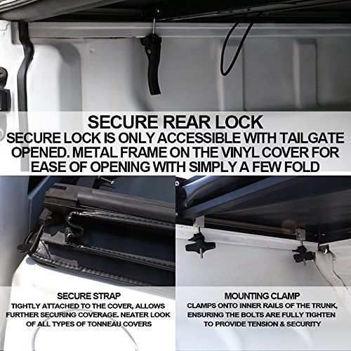  MaxMate Spec-D Tuning TC3-F15097-65-MP Tonneau Cover (6.5 Feet Bed Trifold)