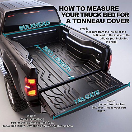  MaxMate Spec-D Tuning TC3-F15097-65-MP Tonneau Cover (6.5 Feet Bed Trifold)