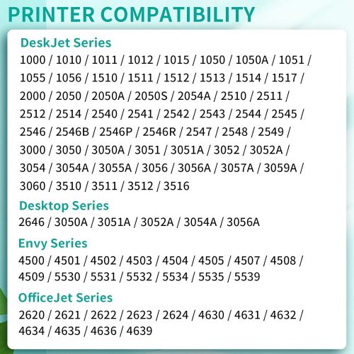  MaxPage Remanufactured Ink Cartridge Replacement for HP 61 61XL Black Tri-Color Fit for Envy 4500 5530 4502 4501, DeskJet 1000 3050 2050 3050a 3050 1510 3510 2540, OfficeJet 4630 4