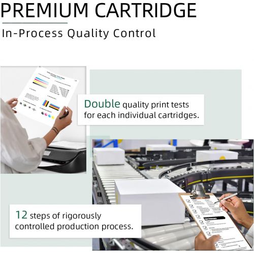  MaxPage Remanufactured Ink Cartridge Replacement for HP 61 61XL Black Tri-Color Fit for DeskJet 1055 1512 2512 2542 2540 2544 3000 3052a 3051a 2548, Envy 4500 4502 5530, OfficeJet