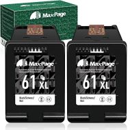 MaxPage Remanufactured Ink Cartridge Replacement for HP 61 61XL Black Used with Envy 5530 4502 4500 4501, DeskJet 2540 3050 2050 1000 1010 1510 3510 1512, OfficeJet 4630 4635 2620
