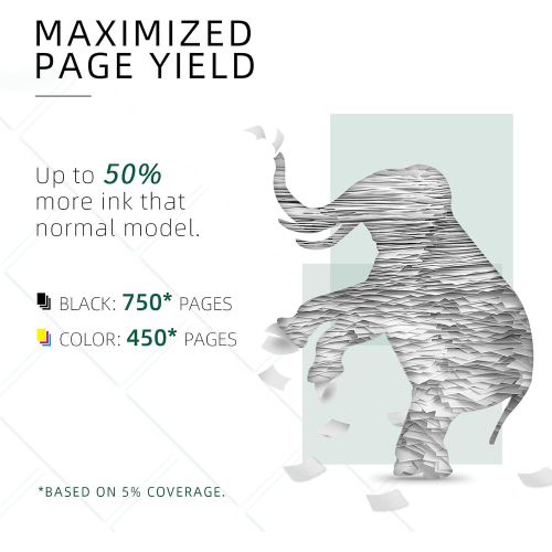  MaxPage Remanufactured Ink Cartridge Replacement for HP 65 65XL Black Color to Used with Envy 5052 5055 5012 5010 5020 5030 AMP 120 100 DeskJet 2600 2622 2652 2655 3722 3755 3752 2