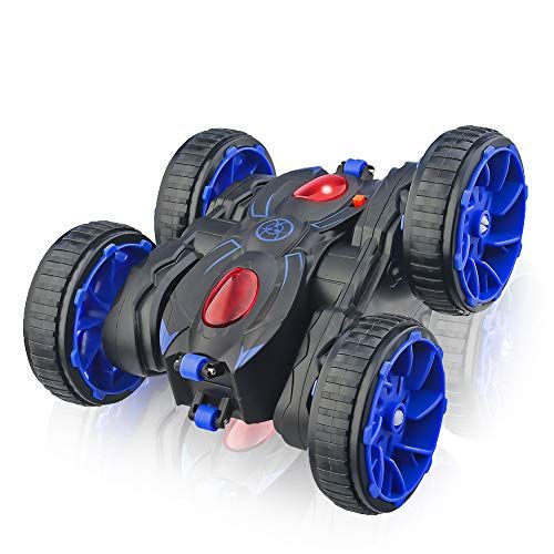  MaxTronic Remote Control Car, RC Cars Stunt Car Toy, 4WD 2.4Ghz Double Sided 360° Rotating Running RC Stunt Car All Terrain Off Road RC Crawler,Kids Xmas Toy Cars for Boys/Girls Aged 4 5 6 7