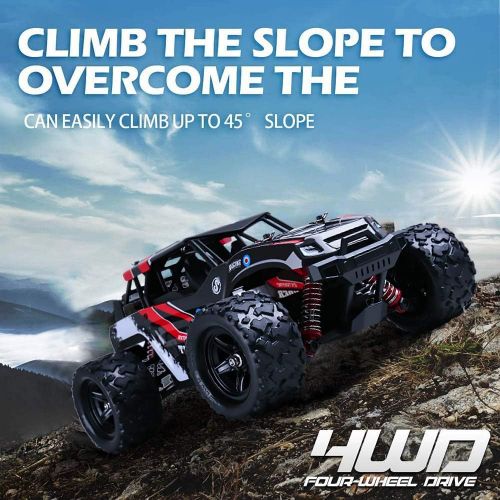  MaxTronic Remote Control Car for Boys 8-12 , 36km/h High Speed Remote Control Truck 4WD Off Road All Terrain 2.4Ghz Racing RC Car for Adults Chirstmas