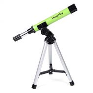 MaxUSee Refractor Telescope for Kids, Portable Telescope with 30X Power for Beginner, Travel Scope Aperture 30mm, Small Telescope with Tabletop Tripod, Green