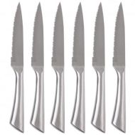Slitzer Germany Slitzer 6-piece Hollow Handle Stainless Steel Steak Knife Set, Affordable and Dependable Fully Serrated Knives
