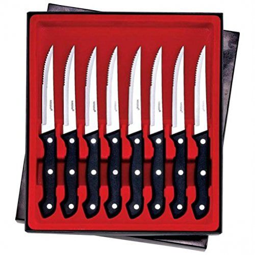  Maxam-Inc NEW MAXAM 8-Piece Steak Knife Cutlery Kitchen Set with Storage Gift Box