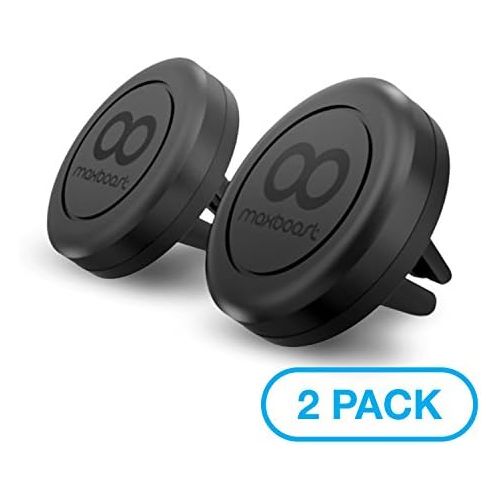  [아마존베스트]Maxboost Car Mount, [2 Pack] Universal Air Vent Magnetic Phone Car Mounts Holder for iPhone Xs Max XR X 8 7 Plus 6S 6 SE, Galaxy S9 S8 S7 Edge, LG G6, Note 8 5 and Mini Tablet (Com