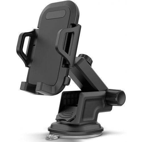  [아마존베스트]Maxboost DuraHold Series Car Phone Mount for iPhone Xs Max XR X 8 7 6s Plus SE,Galaxy S10 5G S10+ S10e S9 S8 Edge,Note 9,LG G8,Pixel,HTC[Washable Strong Sticky Gel Pad/Extendable H