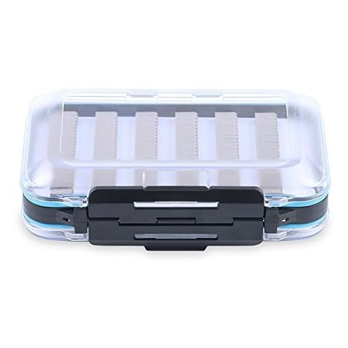  [아마존베스트]Maxcatch Waterproof Fly Boxes Double Sided Trasparente Lids Fly Box