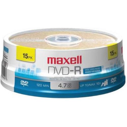  [아마존베스트]Maxell 638006 DVD-R 4.7 Gb Spindle with 2 Hour Recording Time and Superior Recording Layer Technology with 100 Year Archival Life