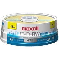 [아마존베스트]Maxell 635117 Rewritable Recording Format 4.7Gb DVD-RW Disc Playback on DVD Drive or Player and Archive High Capacity Files