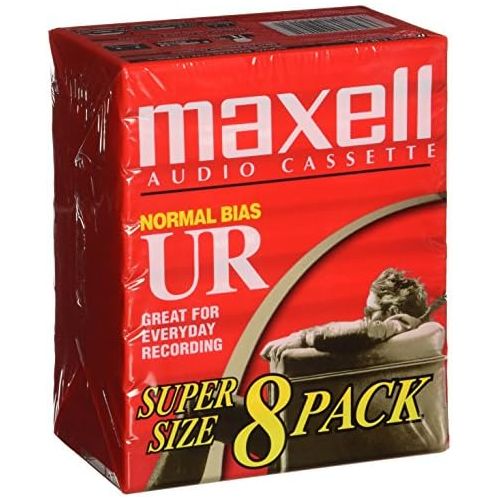  [아마존베스트]Maxell 109085 Brick Packs Optimally Designed for Voice Recording, Low Noise Surface with 60 Min Recording Time Per Tape