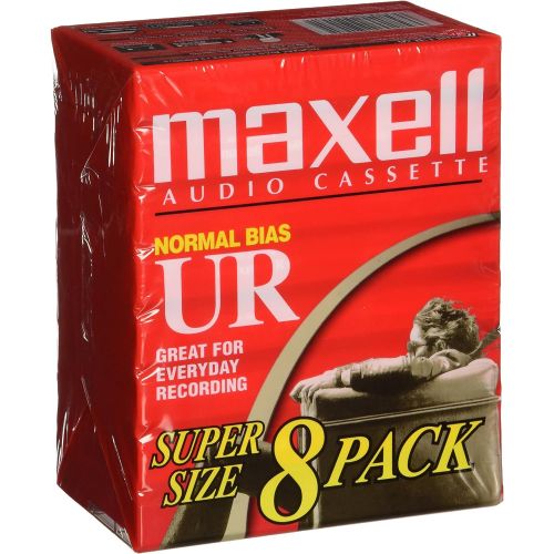  [아마존베스트]Maxell 109085 Brick Packs Optimally Designed for Voice Recording, Low Noise Surface with 60 Min Recording Time Per Tape