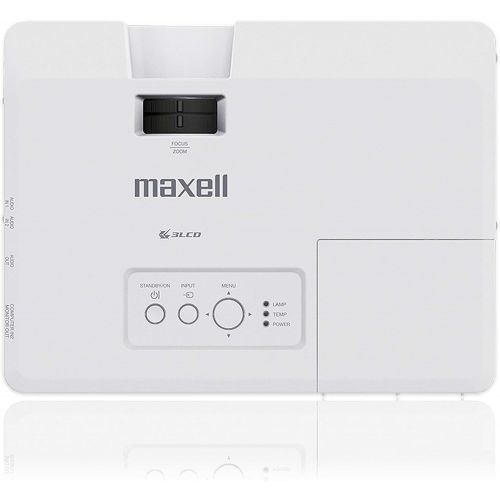  Maxell 3LCD Projector - 3800 ANSI lumens (White) - 3800 ANSI lumens (Color) - WXGA (1280 x 800) - 16:10 - LAN