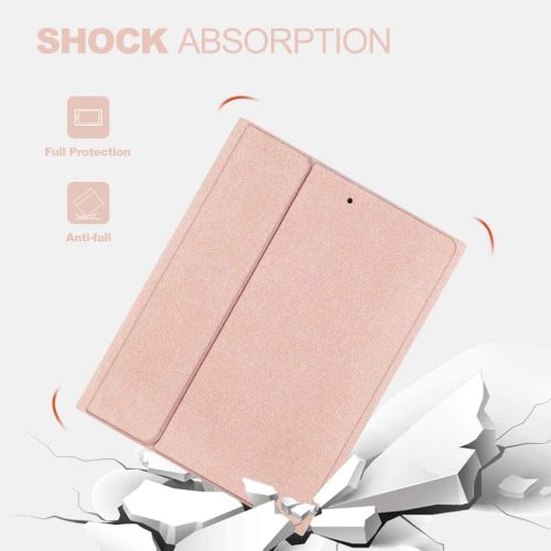  [아마존베스트]Maxfree iPad Keyboard Case 8th 7th Generation for iPad 10.2 2019, Magnetically Detachable Wireless/BT Auto Sleep Keyboard with Pencil Holder, Full Folio Cover for iPad 10.2 Inch, R