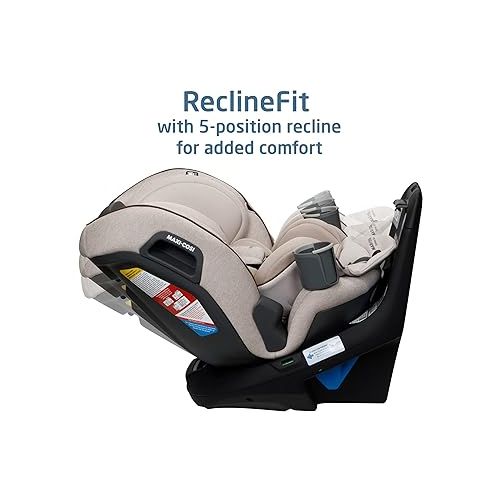 Maxi-Cosi Emme 360 Car Seat: Rotating Car Seat 360, All-in-One Convertible, Car Seat 360 Rotation, Swivel Car Seat in Desert Wonder
