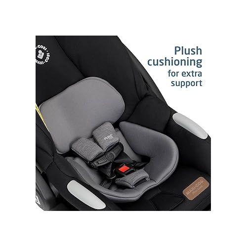  Maxi-Cosi Maxi-Cosi Mico Luxe Infant Car Seat, Rear-Facing for Babies from 4-30 lbs, Midnight Glow