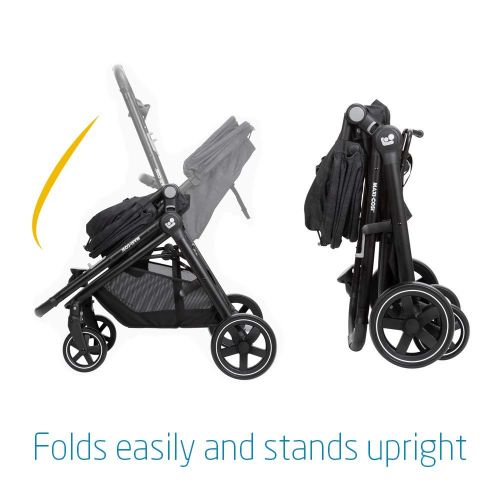  Maxi-Cosi Zelia 5-In-1 Modular Travel System, Emerald Tide, One Size