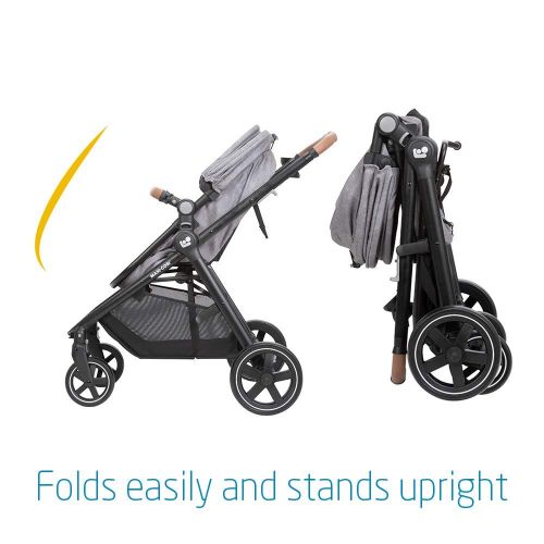  Maxi-Cosi Zelia 5-In-1 Modular Travel System, Emerald Tide, One Size