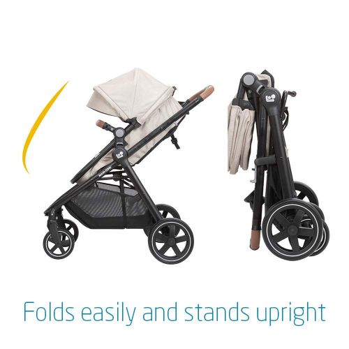  Maxi-Cosi Zelia 5-In-1 Modular Travel System, Emerald Tide, One Size