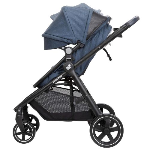  Maxi-Cosi Zelia 5-In-1 Modular Travel System, Emerald Tide, One Size